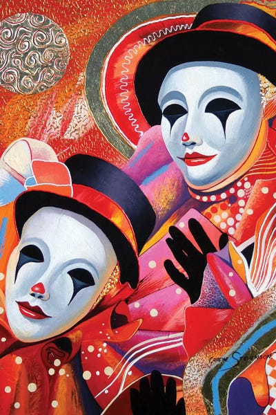 Clowing Around by Graeme Stevenson acrylic art print