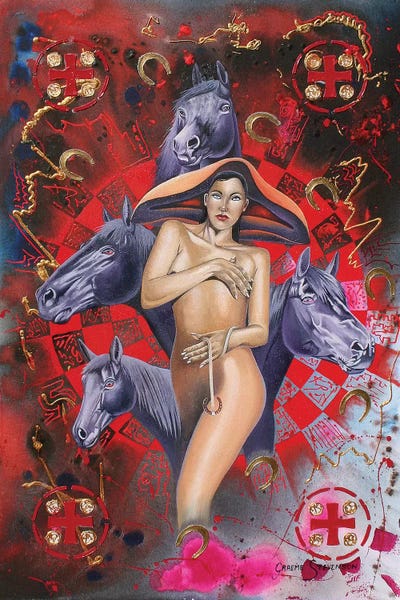 Dark Luck by Graeme Stevenson framed wall art