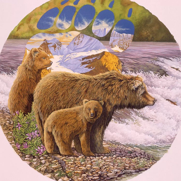 Down At The Stream by Graeme Stevenson wall art