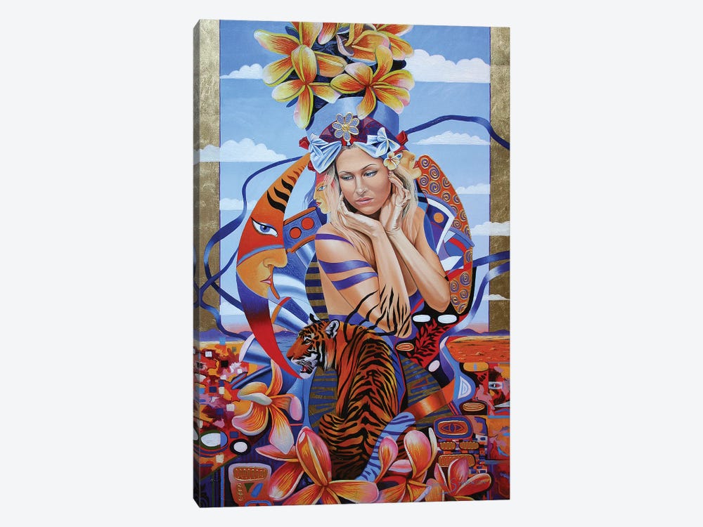 Electric Madonna by Graeme Stevenson 1-piece Canvas Print
