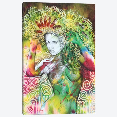 Frolic On The Green Canvas Print #GST177} by Graeme Stevenson Canvas Wall Art