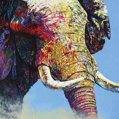 Electric Matriarch by Graeme Stevenson framed wall art