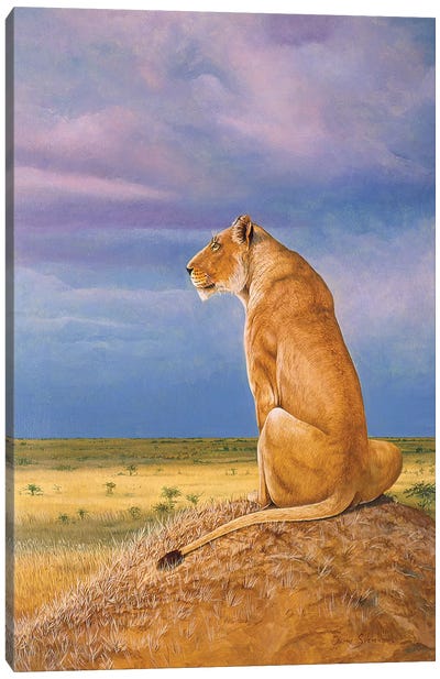 Masai Watch Canvas Art Print - Graeme Stevenson