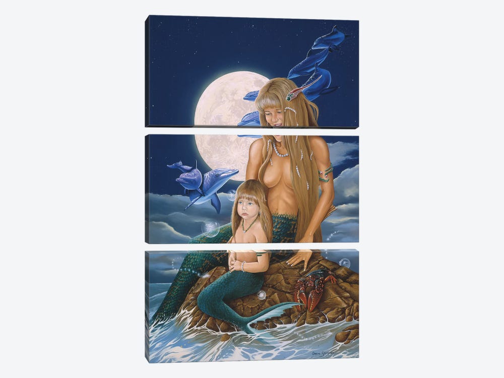 Mermaids by Graeme Stevenson 3-piece Art Print