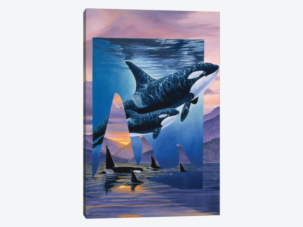 Orca Song by Graeme Stevenson 1-piece Art Print