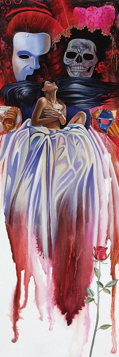 Phantom Desire by Graeme Stevenson multi panel art