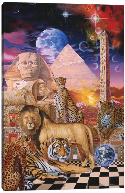Pharoah'S Pride Canvas Art Print - Leopard Art