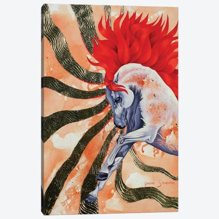 Red Stallion Canvas Print #GST242} by Graeme Stevenson Canvas Art Print