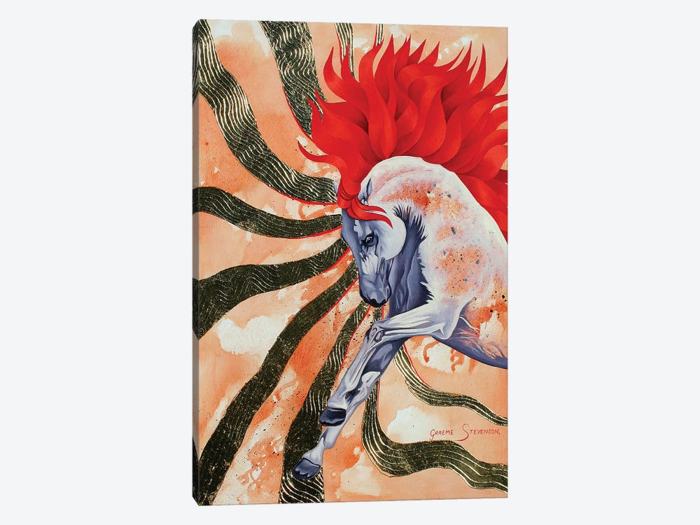 Red Stallion by Graeme Stevenson 1-piece Art Print