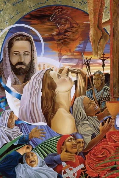 Sorrow Two by Graeme Stevenson framed wall art