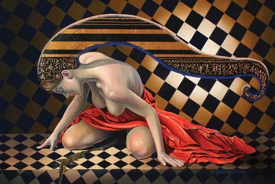 The Red Robe by Graeme Stevenson canvas print