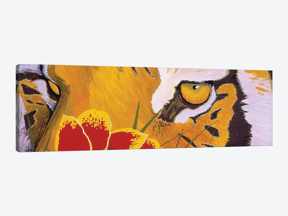 Tiger Eye by Graeme Stevenson 1-piece Canvas Print