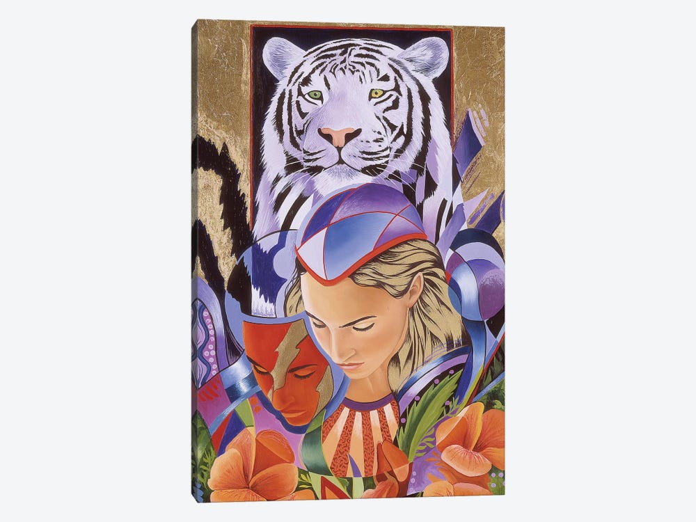 Tiger Think by Graeme Stevenson 1-piece Canvas Art
