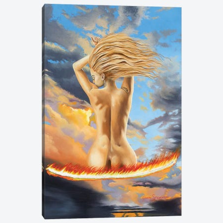 Too Hot To Handle Canvas Print #GST325} by Graeme Stevenson Canvas Art Print