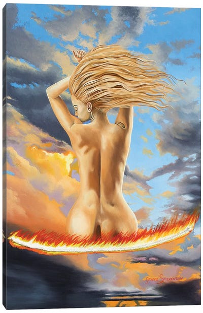 Too Hot To Handle Canvas Art Print - Graeme Stevenson