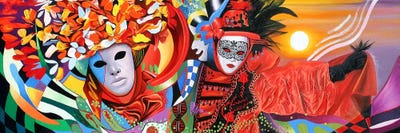 Venice Nights by Graeme Stevenson multi panel art