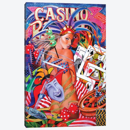 Viva Las Vegas I Canvas Print #GST335} by Graeme Stevenson Canvas Art