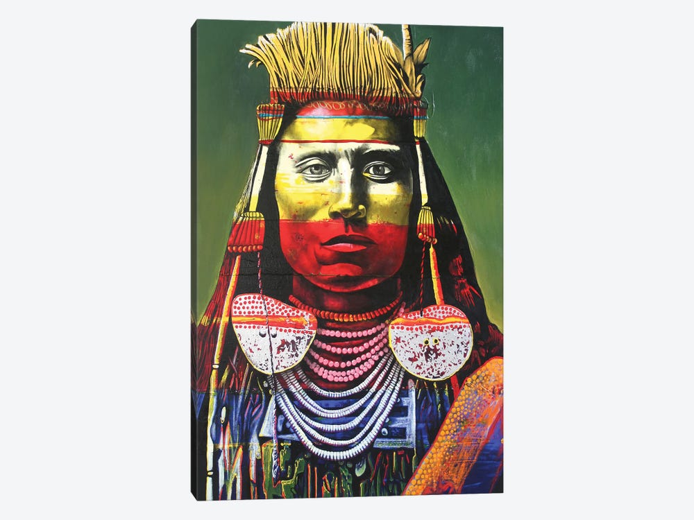 Indian Chief by Graeme Stevenson 1-piece Art Print