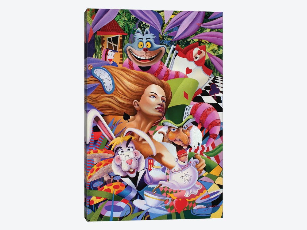 Wonderland Gang by Graeme Stevenson 1-piece Canvas Art Print