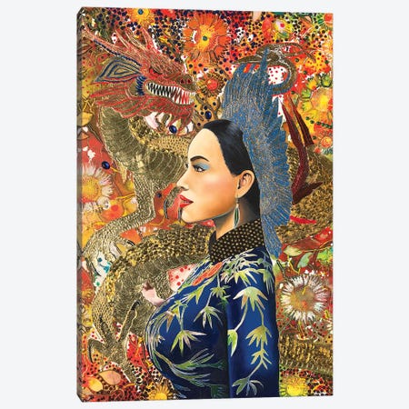 Dragon Lady Canvas Print #GST357} by Graeme Stevenson Canvas Art