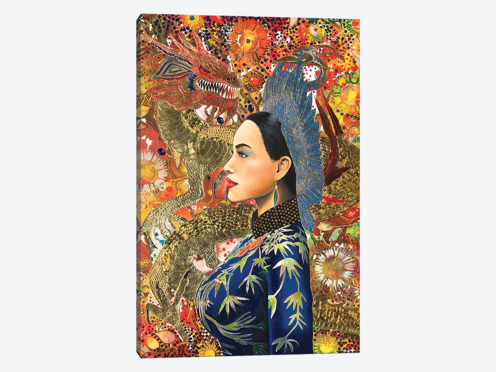 Dragon Lady by Graeme Stevenson 1-piece Canvas Wall Art