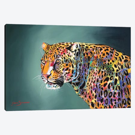 Morning Of The Jaguar Canvas Print #GST44} by Graeme Stevenson Canvas Print