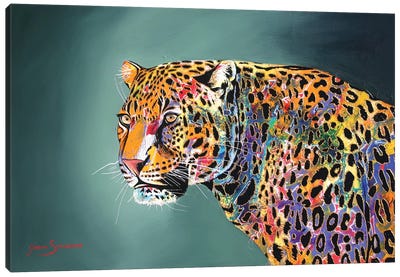 Morning Of The Jaguar Canvas Art Print - Jaguar Art