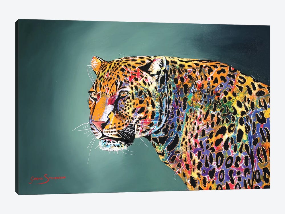 Morning Of The Jaguar by Graeme Stevenson 1-piece Canvas Art Print