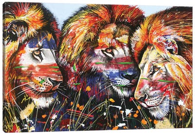 Okavango Brothers Canvas Art Print - Graeme Stevenson
