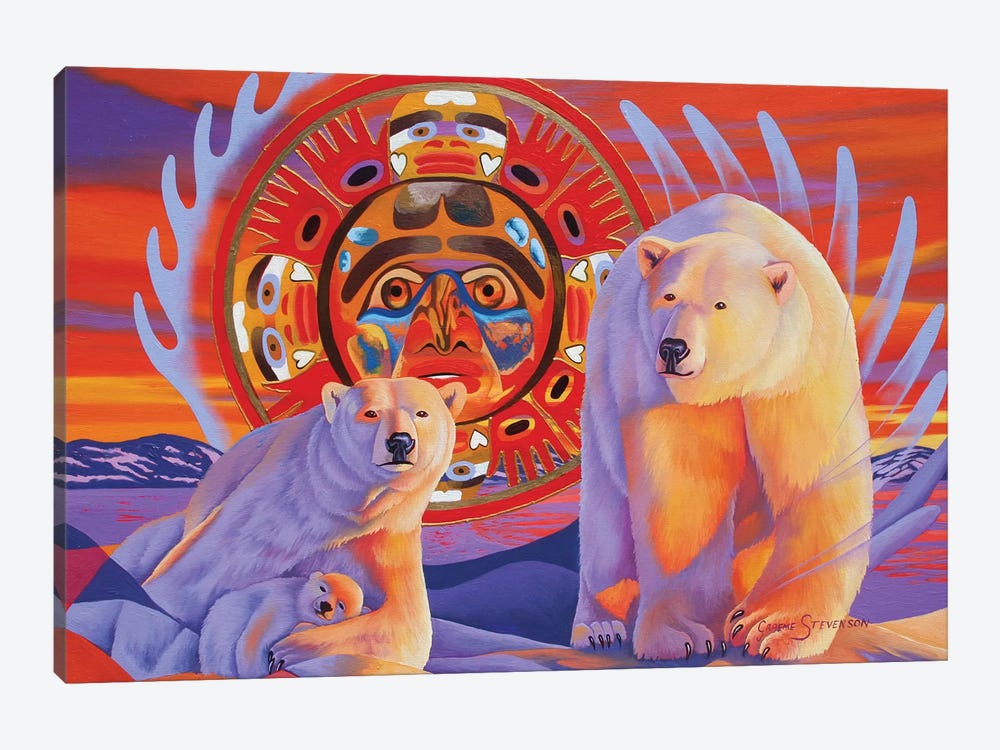 Polar Legends  by Graeme Stevenson 1-piece Canvas Art Print