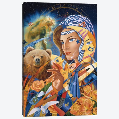 The Astrologer Canvas Print #GST63} by Graeme Stevenson Canvas Artwork