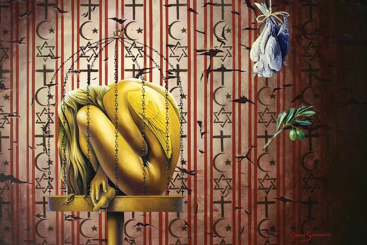 The Canary In The Mind by Graeme Stevenson wall art