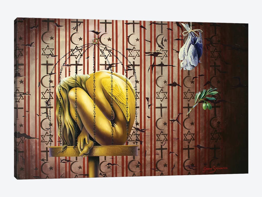 The Canary In The Mind by Graeme Stevenson 1-piece Canvas Print