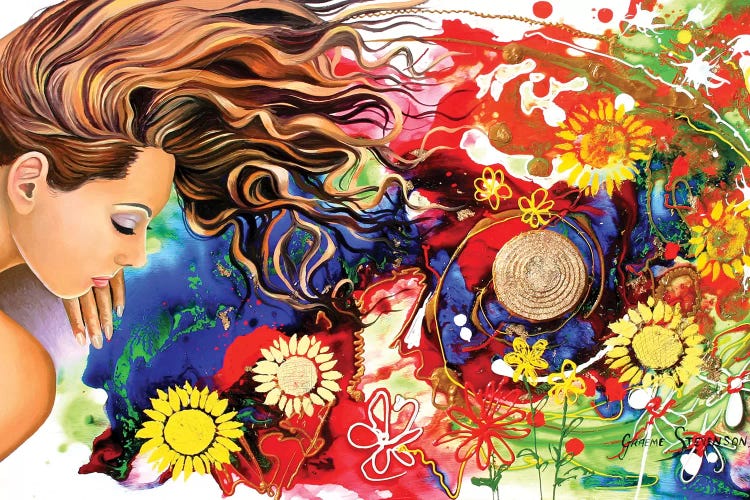 Asleep In The Garden by Graeme Stevenson wall art