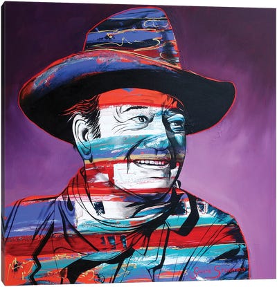The Duke Canvas Art Print - John Wayne