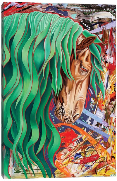 The Emerald King Canvas Art Print - Graeme Stevenson