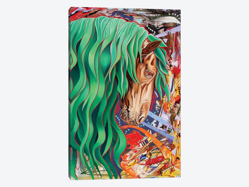 The Emerald King 1-piece Canvas Art Print