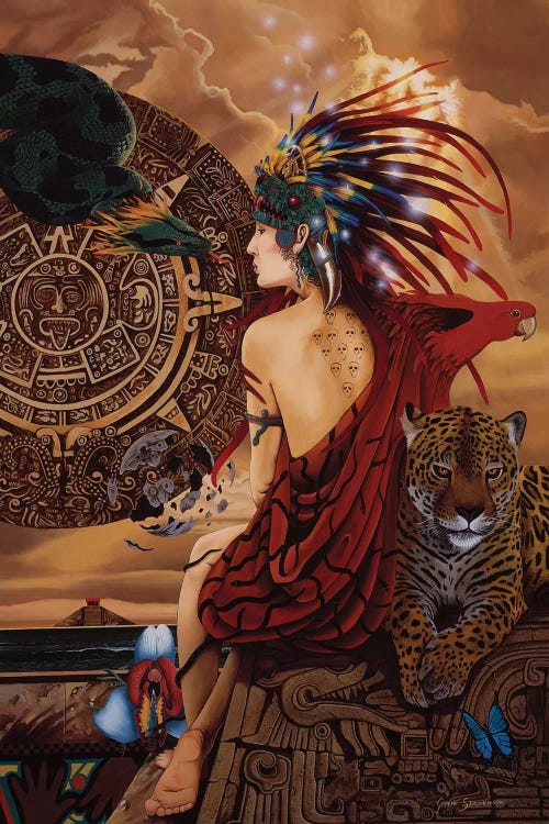 Aztec Dawn by Graeme Stevenson wall art