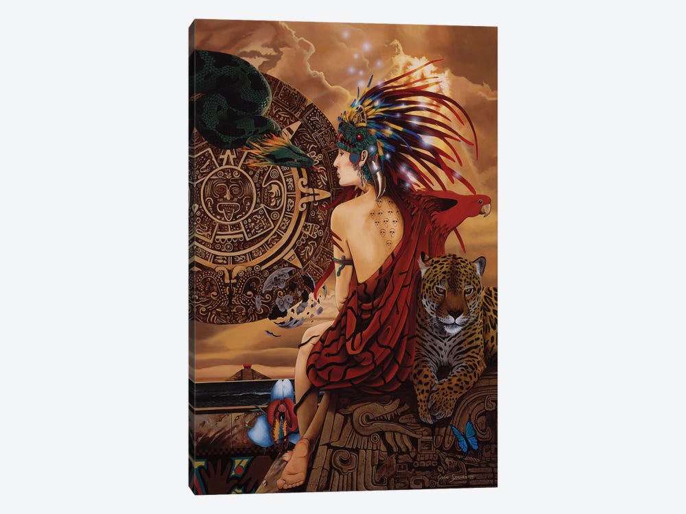 Aztec Dawn by Graeme Stevenson 1-piece Canvas Art Print
