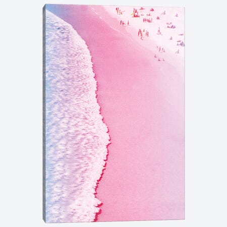 Tropical Pink Beach Canvas Print #GSZ37} by Gloria Sánchez Canvas Artwork
