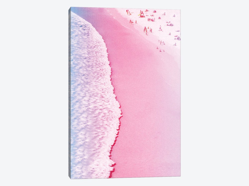 Tropical Pink Beach by Gloria Sánchez 1-piece Canvas Artwork