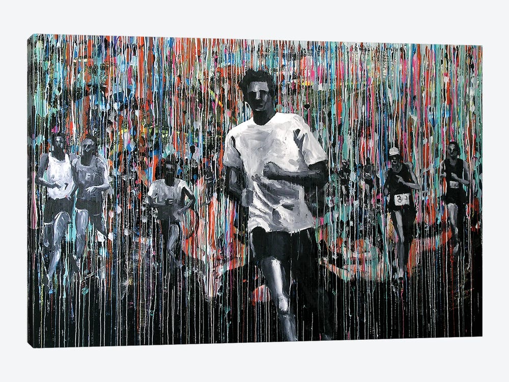 Marathon Man 1-piece Canvas Print