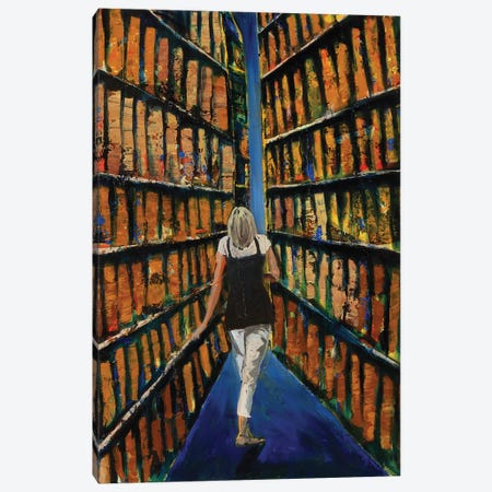Blue Path Canvas Print #GTA8} by David Gista Canvas Art Print