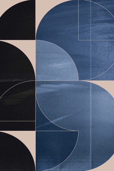 Gaite - Canvas Prints: Minimal Geometric Shapes 218 by Gaite