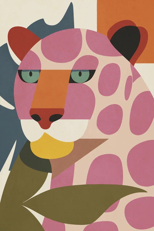 Abstract Cheetah Portrait II