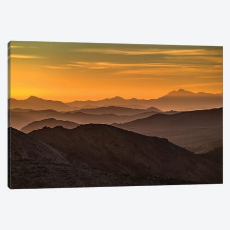 USA, California, Death Valley National Park, mountain ridges Canvas Print #GTH18} by George Theodore Canvas Artwork