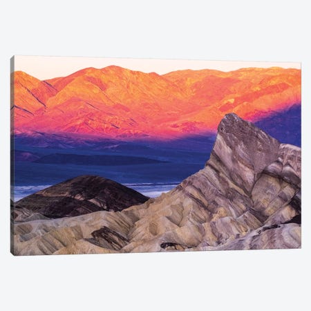 USA, California. Death Valley National Park, Zabriskie Point  Canvas Print #GTH19} by George Theodore Canvas Art