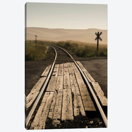 USA, Washington State, Palouse, Railroad, tracks Canvas Print #GTH33} by George Theodore Canvas Wall Art
