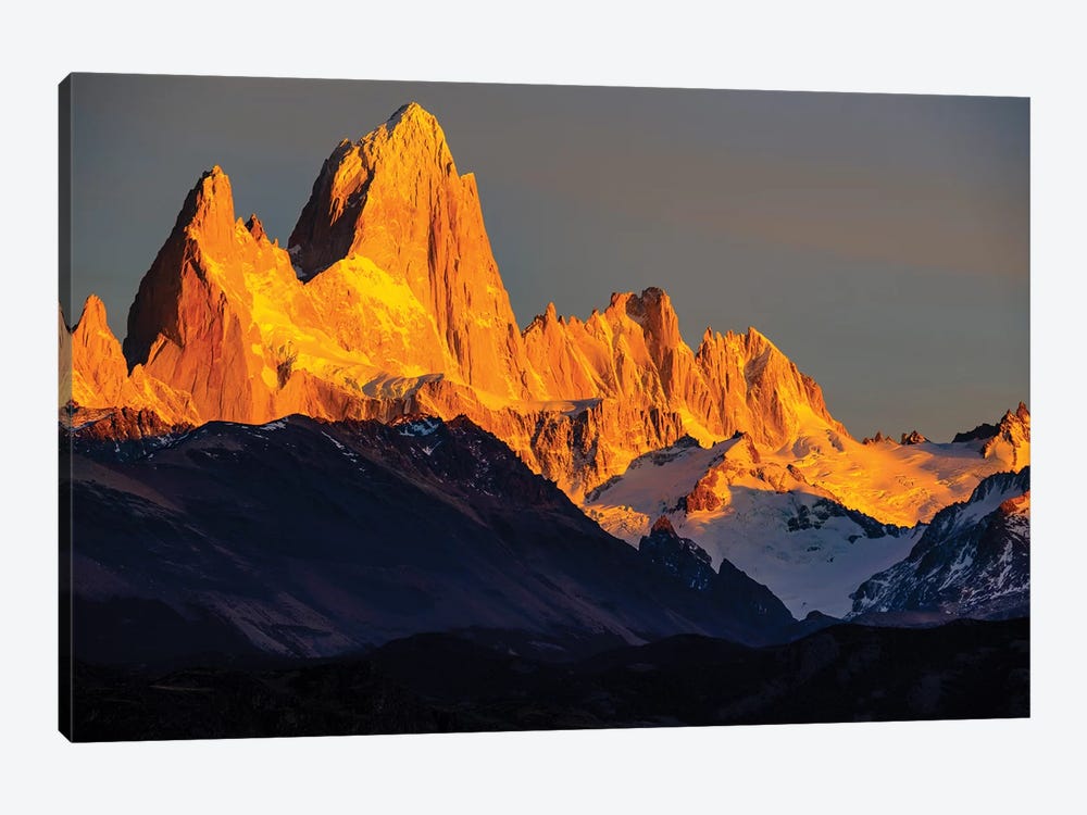 Argentina, Patagonia. El Chalten, Fitz Roy by George Theodore 1-piece Canvas Art Print