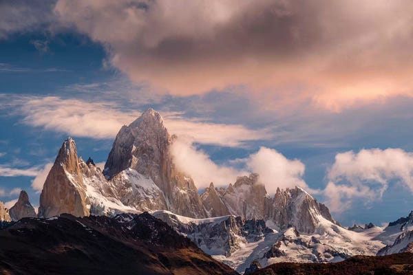 Snowy Mountains: Argentina, Patagonia. Fitz Roy by George Theodore